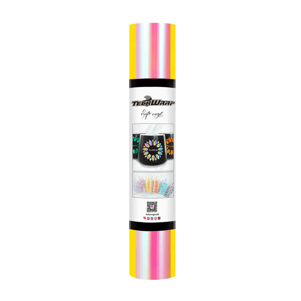 Opal Chrome Adhesive Craft Vinyl | Teckwrap | 12" x 5ft