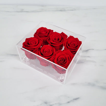 Short Acrylic Rose Box