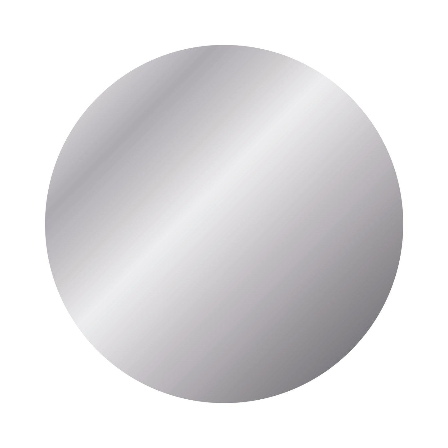 Round Acrylic Sheet | Silver Mirrored