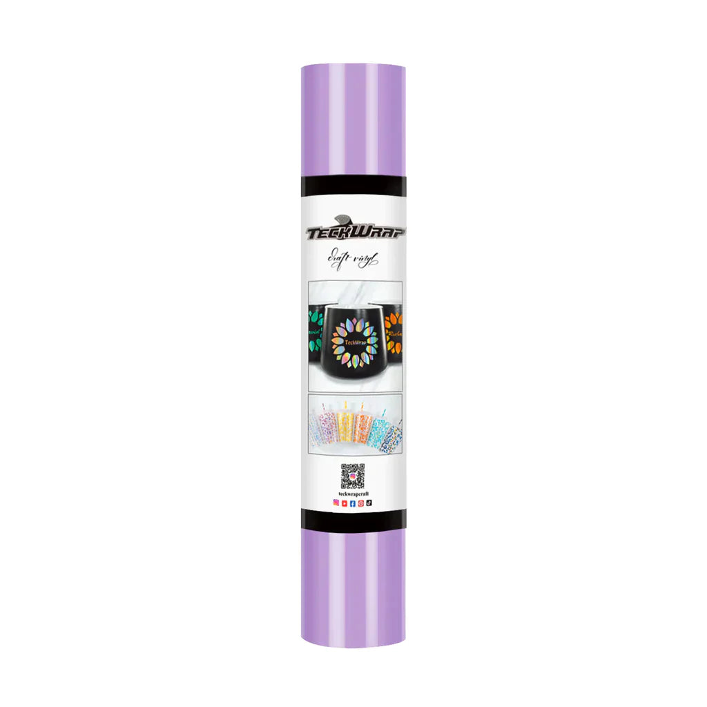 TeckWrapCraft 001G series Adhesive Vinyl (Glossy) | 12" x 5ft